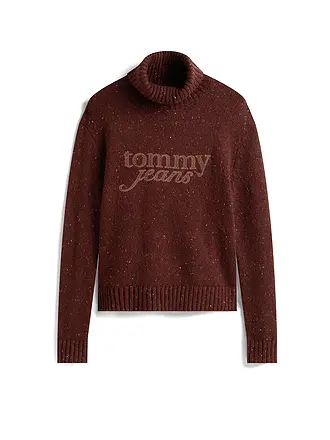 TOMMY JEANS | Pull à col roulé | braun